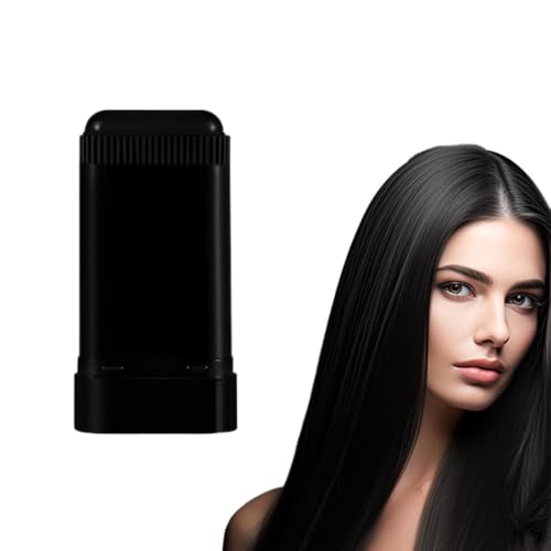 AEKZOX 2 in 1 Matita Colorante per Capelli, Resistente all'Acqua e al Sudore, Pettine Integrato per Riparazione Capelli, Pratico Pettine per Capelli Grigi, Matita Colorante Istantanea (Nero)