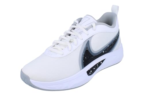 Giannis Freak 6 Big Kids' Basketball Shoes (FQ7378-101, White/Wolf Grey/Black) Size 7