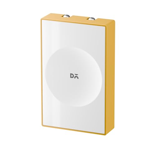 Image of DailyObjects POP 45W Wall Charger Adapter with Foldable Pins|USB-C Dual Port Power Output|Fast Charging|GaN5|Slim|Support iphone 12 13 14 15 16 pro Max, Android,ipad,samsung,oneplus|Lightweight-Yellow