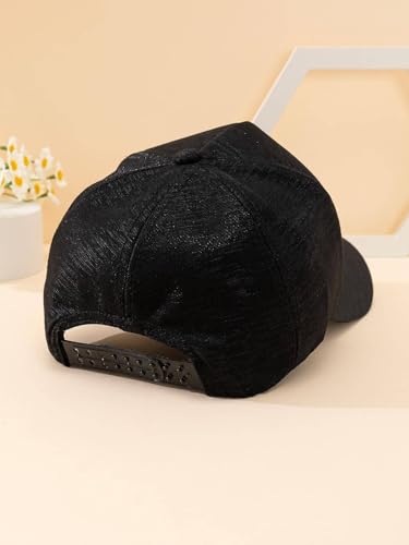 Gorra de béisbol decorativa con anillos y cadenas para mujer miniatura 3
