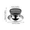 Pot Lid Knob - Heat Resistant Replacement Handle, 1.97 Inches Easy Install with Cookware Grip System, Anti Slip Lids, Control Accessory, Handle Upgrade for Cooking Safety Grip and Lid Stability #1