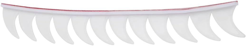 Rubber Blade Warhawk Helmet Accessory Rubber Warhawk Helmet Accessory DIY Helmet Decoration Sticker Arc-shaped