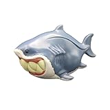Generic Funny Resin Shark Figurine - Smiling with Teeth, Unique Desk Decor for Office, Bedroom, Living Room, Playful & Quirky Shark Statue