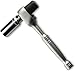 Neiko 03029A Scaffold Ratchet Wrench, 1/2” Drive with Hammer Tip Head | 36-Tooth, Cr-V Steel, 7/8-Inch 6 Point Deep Socket