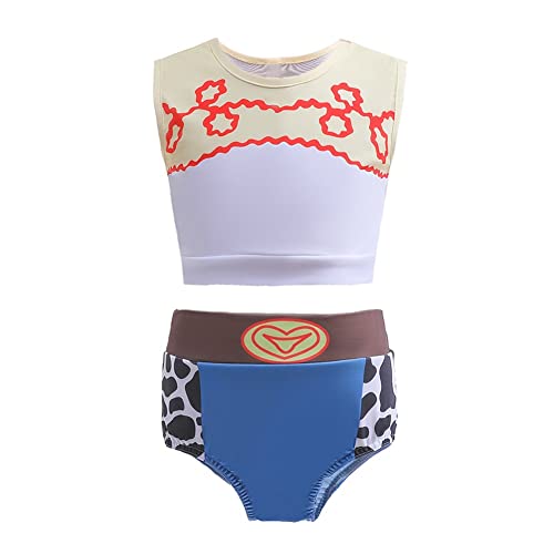 Image of MYRISAM Girls Princess Two-Piece Tankini Swimsuits Party Bathing Suits Ruffles Beach Surf Swimming Swimwear Bikini Set