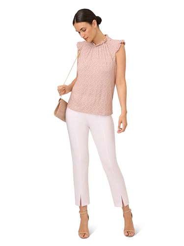 Image of Adrianna Papell Women's Ruffle Mock Neck Tank