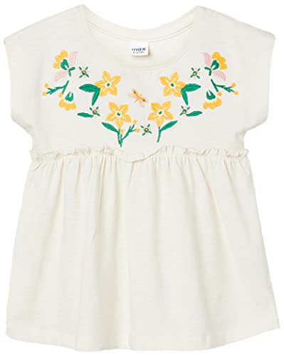 Image of Max Girls Regular Fit Embroidered Short Sleeves Top