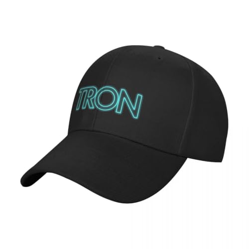 Chapeau de randonnée noir type Tron pour protéger vos yeux pendant la pêche