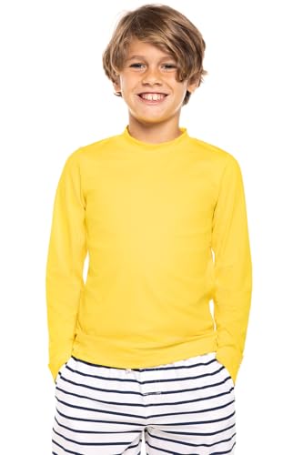 Coolibar UPF 50+ Kid's Sandshark Long Sleeve Surf Shirt - Sun Protective