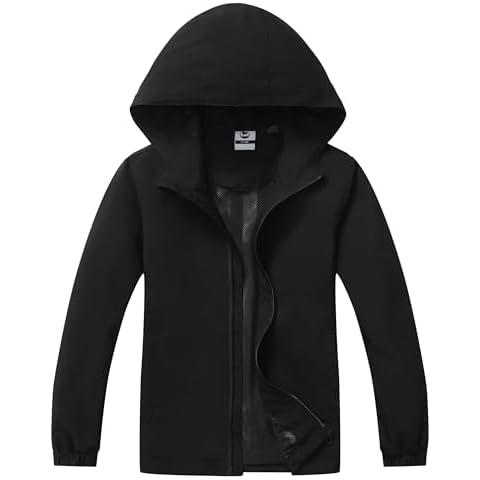 CICVSOC Girls Lightweight Rain Jacket Cover