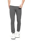 通用 Extra Lang Herren Jogginghose Slim Fit Sporthose Hose mit Reissverschluss Taschen (Dark Gray/38inseam(96.5cm), L)