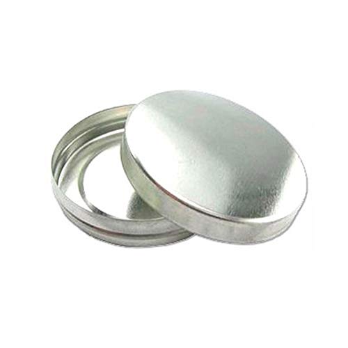 Latinhas em Metal Mint to Be 5,5x1,5 cm Prata - Kit com 50 unids