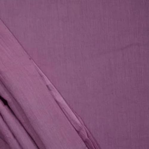 Image of 100% Pure Cotton Mulmul Fabric Material | Reusable Ultra Fine Mulmul Fabric | Lightweight Soft Smooth Piece Linning, Stole, Dupatta, Cushion Pillow Cover (Polignac Pink, 1 Meter)