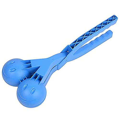 Prosperplast Snowballee 2 Snowball Machine Equipped With Double Storage Snowball Maker Ball Clip Winter Outdoor Ball Fights (Blue)