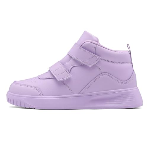 Image of Boys Girls Sneakers for Kids High Top Casual Lightweight Classic Adjustable Strap Dual Hook and Loops Running Shoes