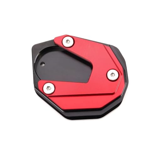 Extension Béquille Moto Ninja650 Z650RS Anti-enfoncement Alun Rouge