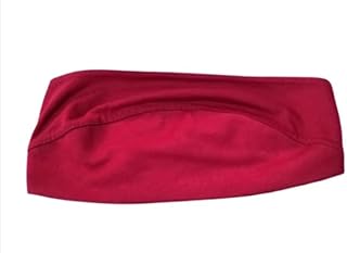 بندانة حجاب مقفولة من الخلف لون احمر غامق