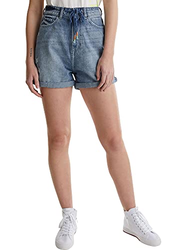 edc by Esprit Mujer 040cc1c308 Pantalones cortos de jean, 903/Lavado DeLuz Azul, 31
