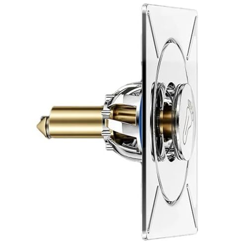 Tope de drenaje de baño con pedal de pie - cubierta de drenaje de piso cuadrado para la prevención del olor - receptor del cabello del fregadero y la bañera para el hogar, el dormitorio o los espacios