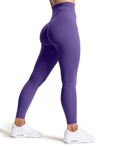 Olmlmt No Front Seam Workout Leggings for Women Tummy Control Butt Lifting Leggings Buttery Soft Gym Yoga Pants