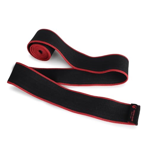 Knee Support for Men - Knee Wraps - Knee Stabilizer - Unisex Knee Bands for Sports, Squats, and Heavy Lifting, Washable Fabric (3 Meters Long, Set of 1, Red) - Image 6