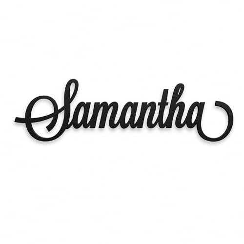 Bosfori Personalized Metal Name Sign