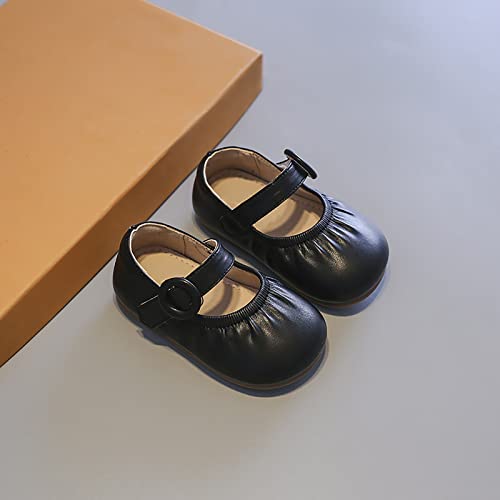 IWIHMIV Mary Jane Flat Shoe for Toddler Girls Cute Comfortable Soft Soled Slip-on Daily Dress Ballet Shoes3