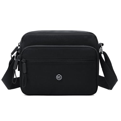 Image of COOLOME Purses for Women CrossBody Bag Waterproof Tote Shoulder Handbag Multiple Pockets Nylon Messenger Bag Fashion Tote Bag