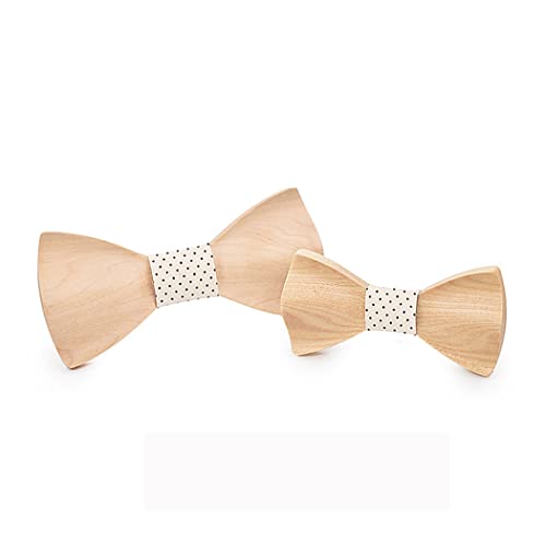 Noeud papillon en bois homme et enfant accessoire mode pour fête et cérémonie