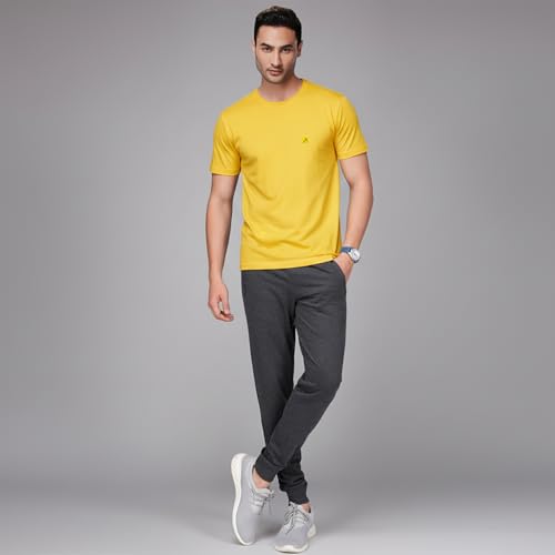 Image of AMUL COMFY Men's Cotton Plain Round Neck Half Sleeve Casual T-Shirts
