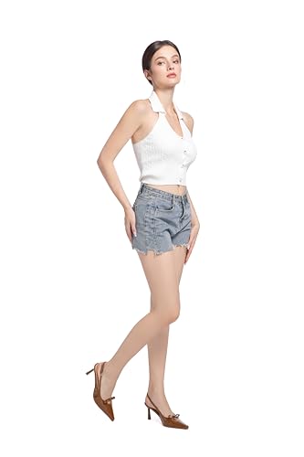 Women's Bow Pumps 2.8 in Kitten Heels Closed Pointed Toe V-Cut Slingback Faux Patent Leather3