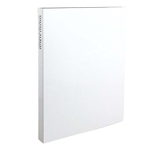 SEKISEI Album Pocket Photo Album High Transparent L Size 80-Sheet L 51 ~ 100 Sheets White KP-80M