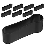 Parliky 8 Piezas Fundas Ajustables para Bastones de Senderismo Clips Aplicables para Caminar Hebillas Seguras para Bastones y Muletas Accesorio de Viaje Antideslizante para Diámetro Máximo