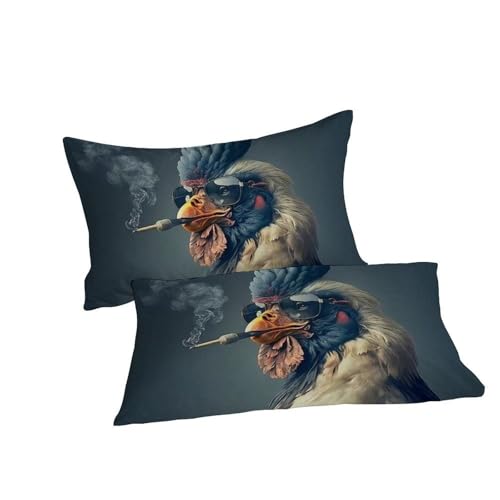 Parure de lit 260x220cm imprimé 3D animaux pour éviter les plis