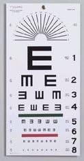 Illiterate Eye Chart 22" x 11" by KASHSURG
