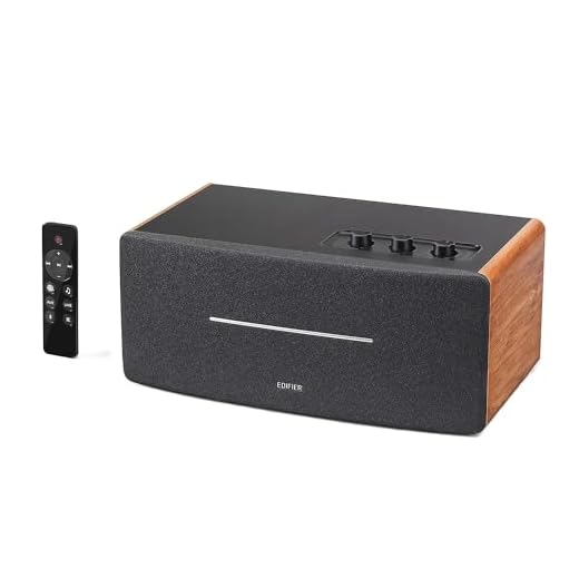 Edifier Alto-falante de mesa D12 - Alto-falante Bluetooth estéreo de desktop integrado - Alto-falante de computador sem fio para uso em desktop - 70 Watts RMS com saída de linha de