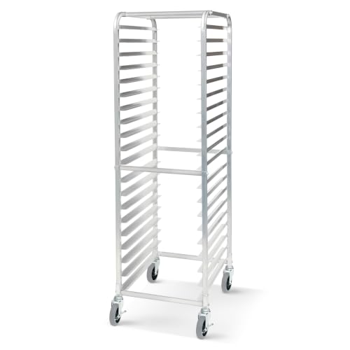 Winco 650 lb 3" Aluminum Sheet Pan Rack, 20 Tier