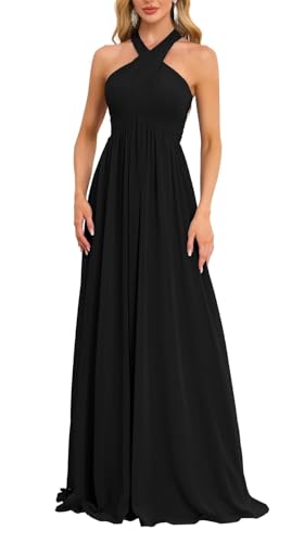 Robe de soirée en mousseline DSJ093 au design plissé haute couture