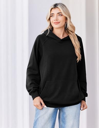 Zeagoo Womens Fleece Hoodies Soft Midweight Casual Hooded Sweatshirts Y2K Fall Winter Pullover Tops Kangaroo Pocket - Image 3