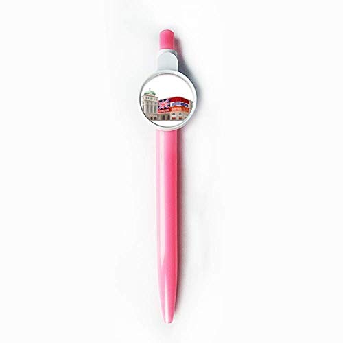 Stylo à bille rétractable bleu souvenir de Londres à offrir aux passionnés