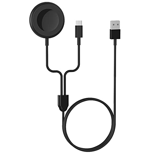 Kissmart Charger for Galaxy Watch 4/3/Active 2/1/Gear S3/Sport, USB C Charging Cable for Samsung Galaxy Buds 2/Pro/Live, Galaxy S21/S20/S10/Note 20/10/9/8