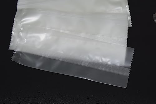 Chocolate Bar Wrappers, 2"x6" 200pcs Heat Seal Bags Granola Bar Packaging for Candy, Cereal Energy, Protein and Lollipop, Sealable Cellophane Bag, Translucent