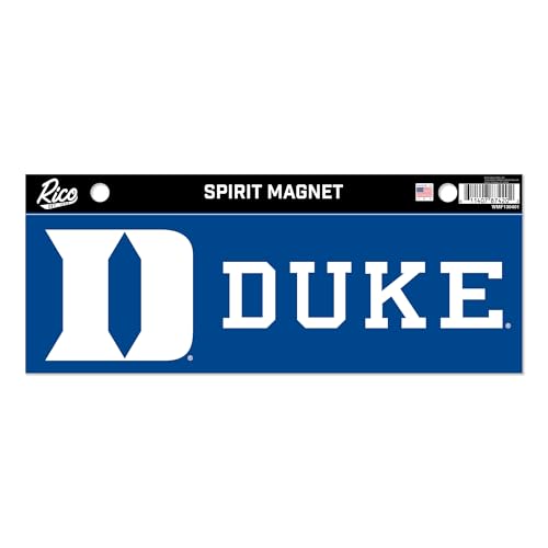 Rico Industries NCAA Duke Blue Devils Standard 4 x 10 Team Spirit Magnet - Car, Home Decor - Refrigerator, Office, Kitchen