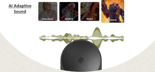 Image of Samsung Music Studio 70 W 2.0 ch with Dot Design, Dolby Atmos, Wireless Music Streaming, AI Adaptive Sound, Spotify Tap, Alexa Built-in, AirPlay, Wi-Fi, Bluetooth, Optical in (HW-LS50H /XL, Black)