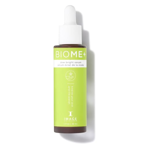 IMAGE Skincare, BIOME+ Dew Bright Serum, Microbiome Friendly Facial Serum, Boosts Luminosity and Enhances Elasticity