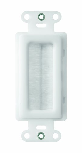 Legrand On-Q WP1014WH sortie de câble blanche passe-fil encastrable salon