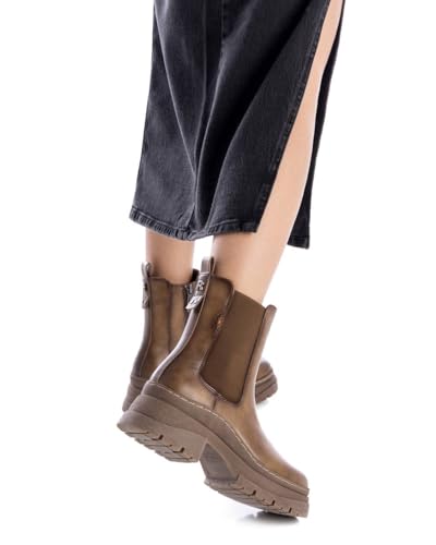 Refresh Para Mujer. 17198502-TAUPE Botines 171985 Taupe (36), Cremallera, Casual - 2