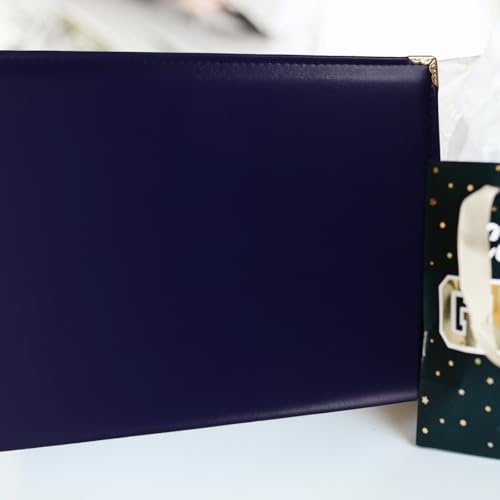 Funda para Certificados A4 de cuero suave y cubierta protectora de documentos elegantes 5