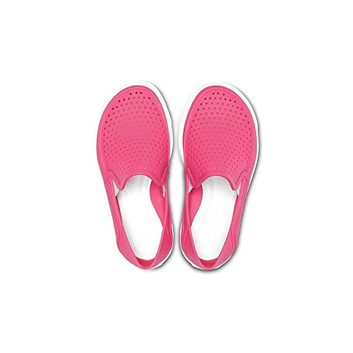 Tênis, Crocs, CitiLane Roka Kids, Paradise Pink/White, 24, Criança Unissex