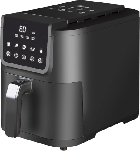 Ardes ARFRYA10L INFINITY – Friggitrice ad aria sottile XL da 5 litri con touch screen digitale, timer da 60 minuti, 5 programmi e cavità antiaderente super profonda
